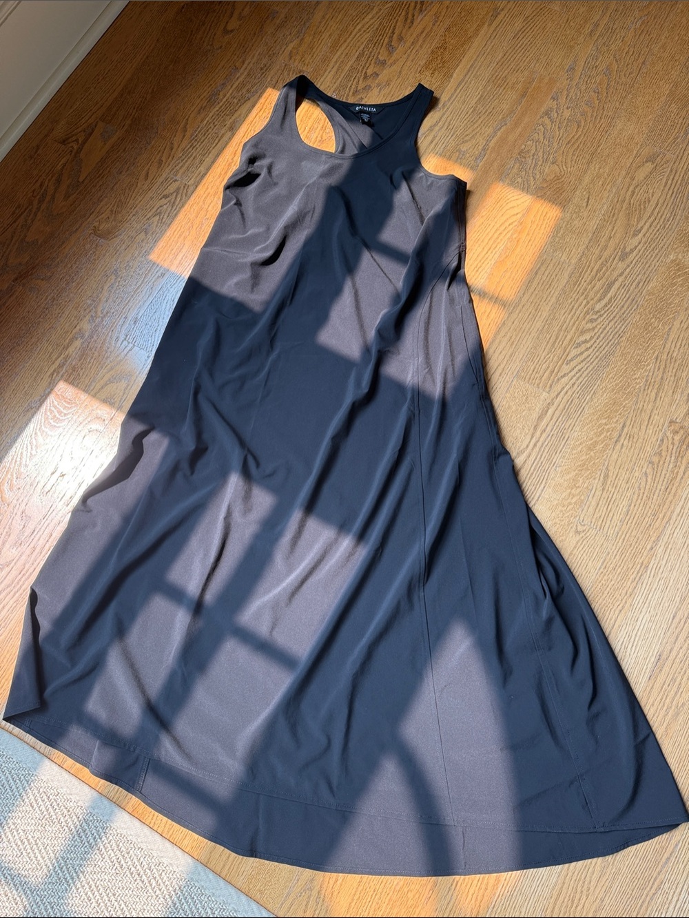 Athleta Black Racerback Maxi Dress